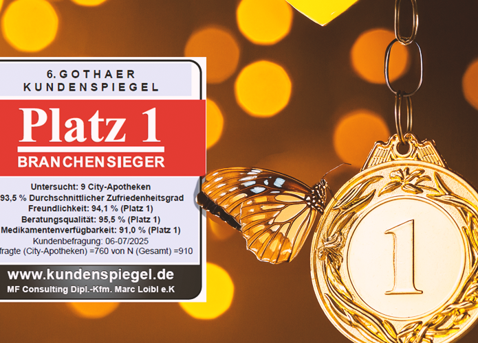 Branchensieger Stadt Apotheke Gotha 2025
